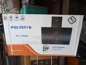 Polystar 60x90cm Rangehood With Charcoal Filter | Pv-Jy9067