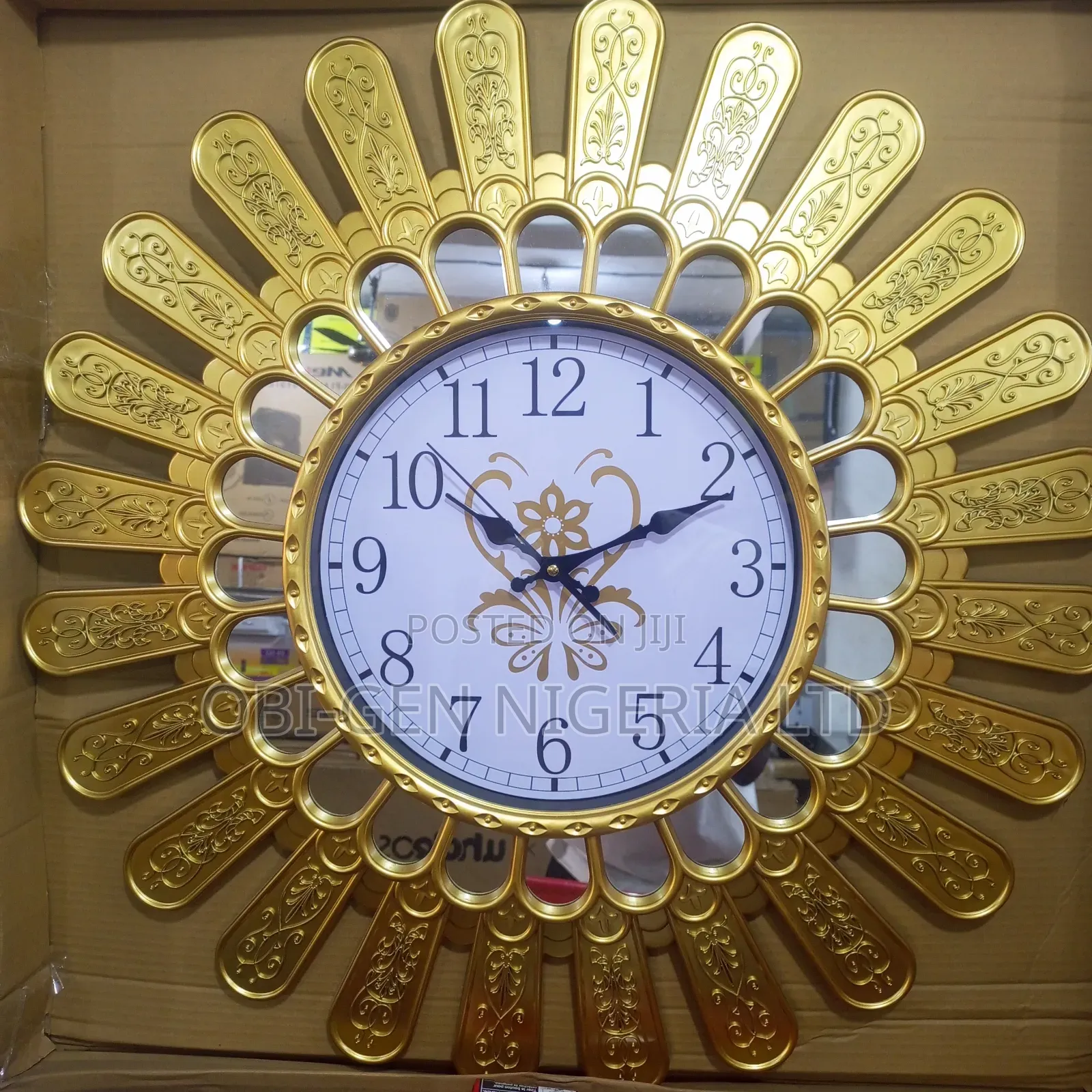 Nice Gold Wall Clock Zx-020/M Set
