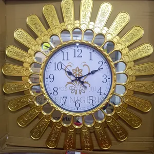 Nice Gold Wall Clock Zx-020/M Set