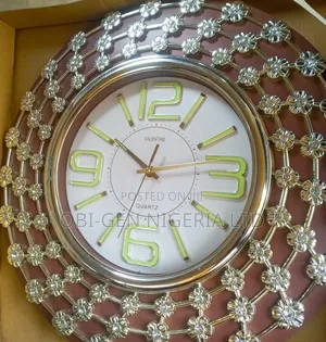 Elegant Wall Clock Ws-010/Bm Set