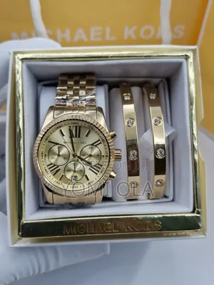 Michael Kors Yellow Gold and Bangles Watch