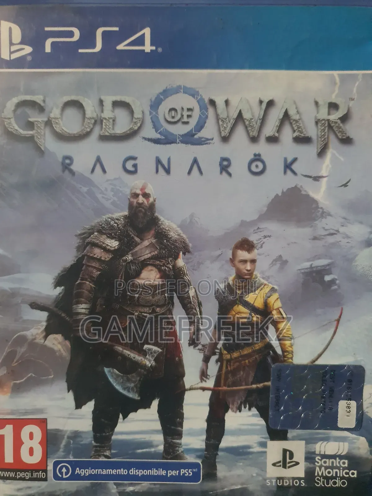 God of War Ragnarok Ps4