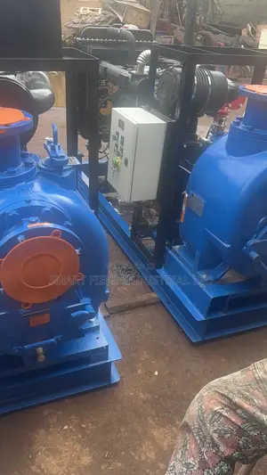 Sil Self Priming Pump 6”Inches Coupled With Six Cylinder Engine