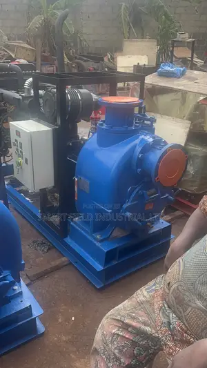 Sil Self Priming Pump 6”Inches Coupled With Six Cylinder Engine