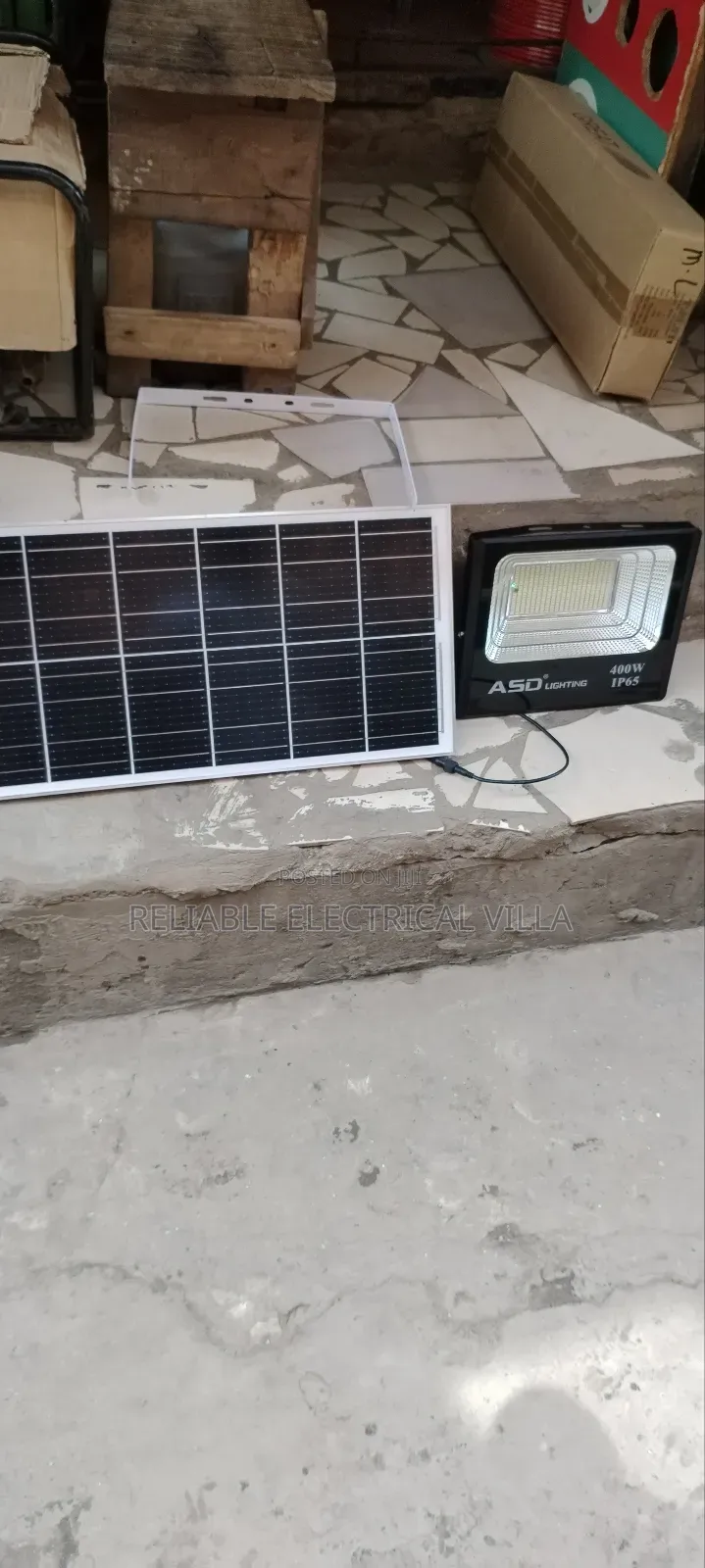 Solar Light With Separate Panel