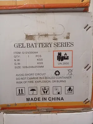 200ah Dry Cell Battery