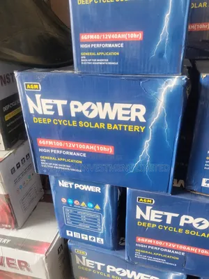 100ah 12v Net Power Deep Cycle Solar Battery
