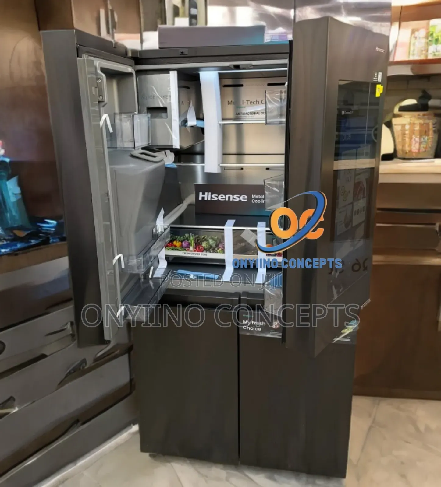 Hisense 4 Doors Inverter
Refrigerator With 21
522 Liters