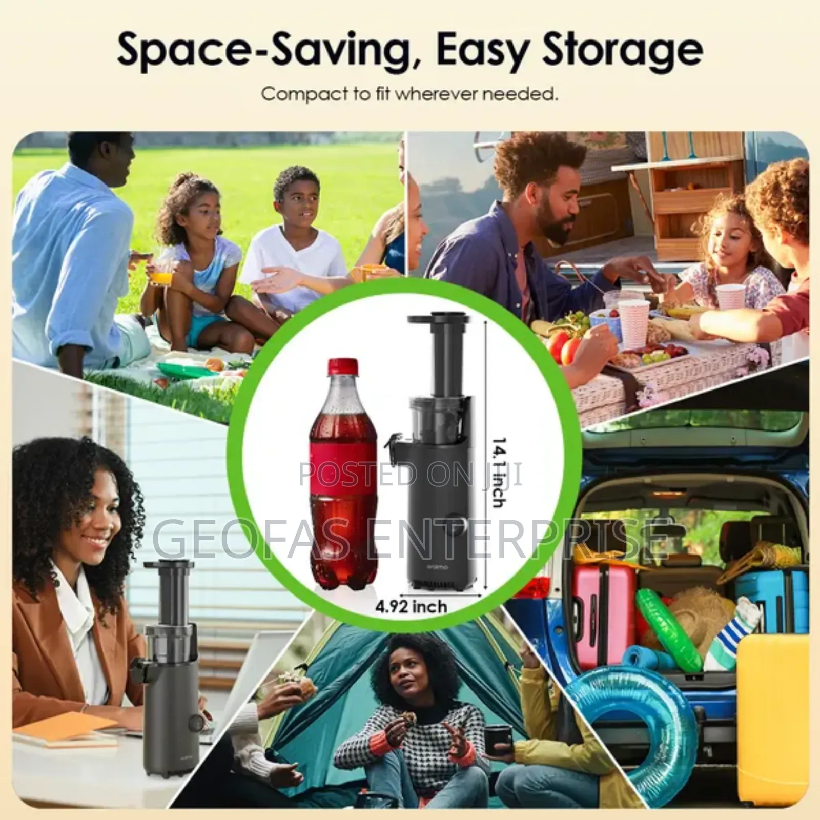 Oraimo Easyjuice Mini Portable Slow Juicer