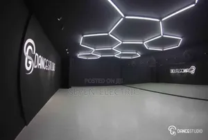 Ceiling Linear Hexagon Led Lighting