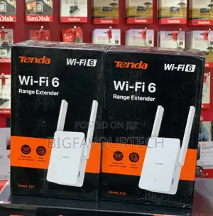 Tenda Dual Band Wi-Fi 6 Range Extender A23