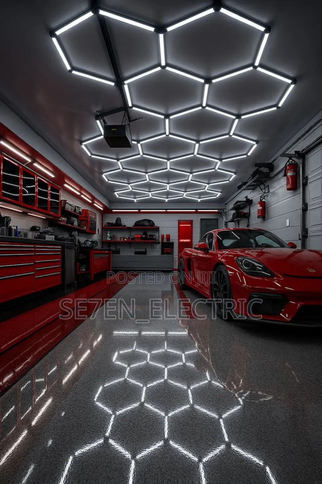 Join Able Ceiling Hexagon Led Car Park Lighting