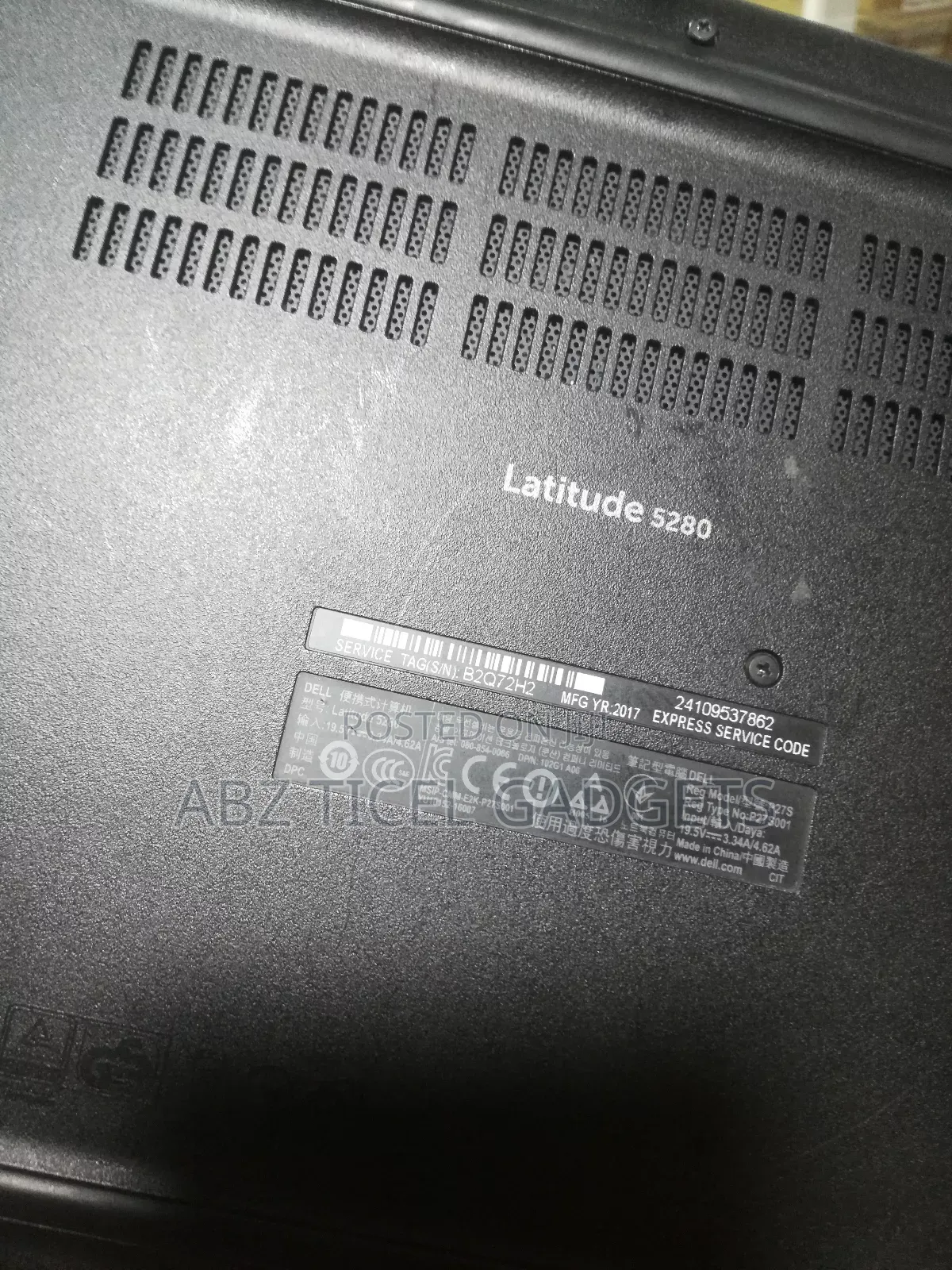 Laptop Dell Latitude 5280 8GB Intel Core I5 SSD 256GB