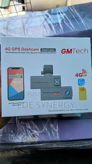 4g Dual Camera Dashcam With Sim Card, Memory Card and Mobile App