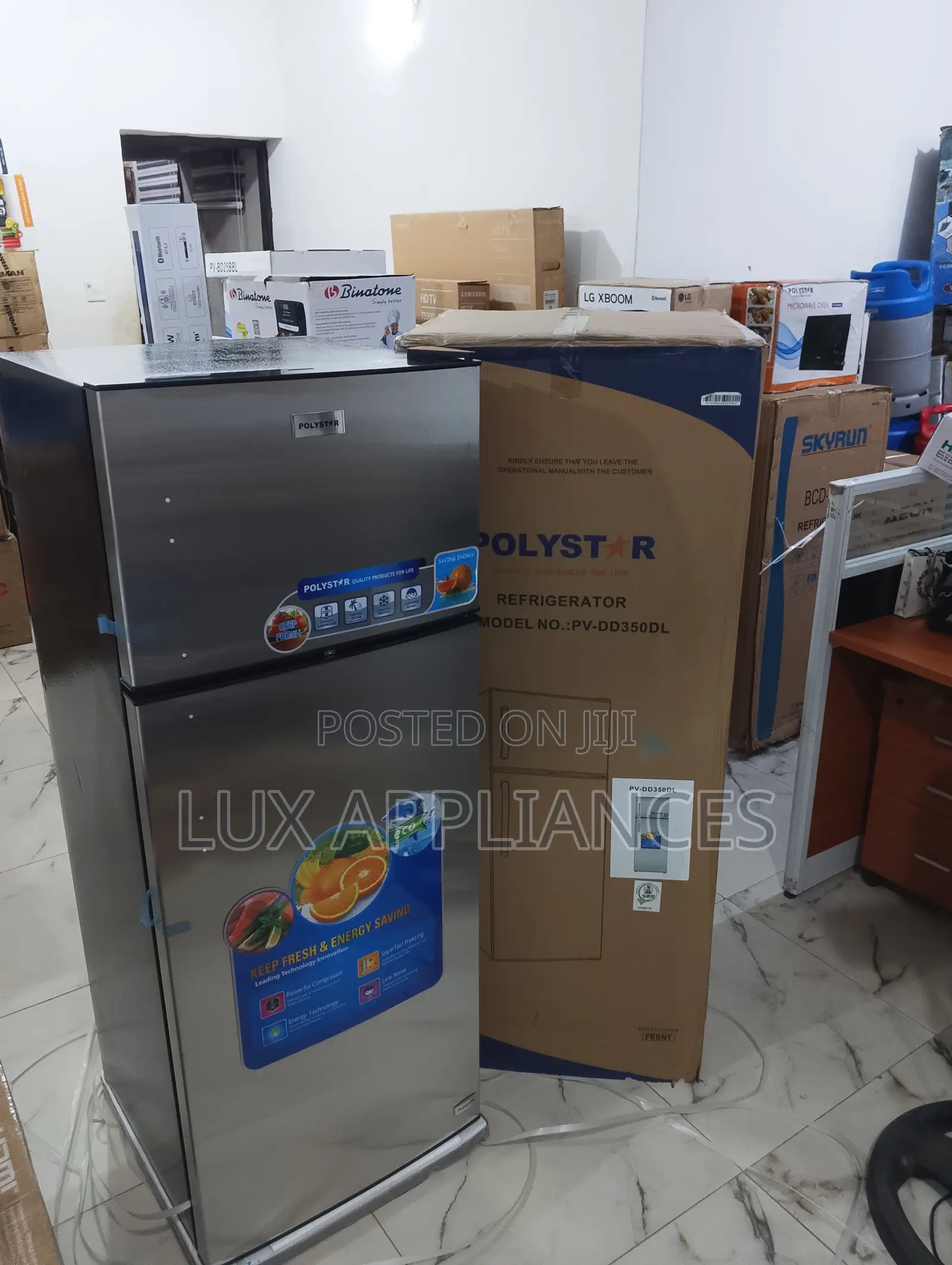 Polystar 225l Everyday Use Double Door Refrigerator Is a Compact,