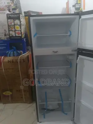 Polystar Double Door 225l Fridge – Removable Shelves