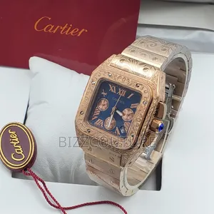 Original Cartier Gold Stainless Steel, Chronograph Watch