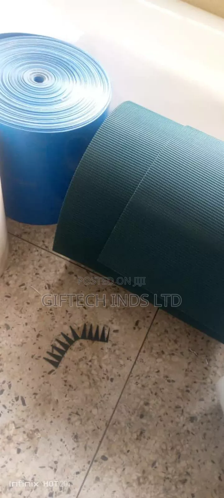 White/Green/Black/Blue/ Foils/PVC Pu Conveyor Belts