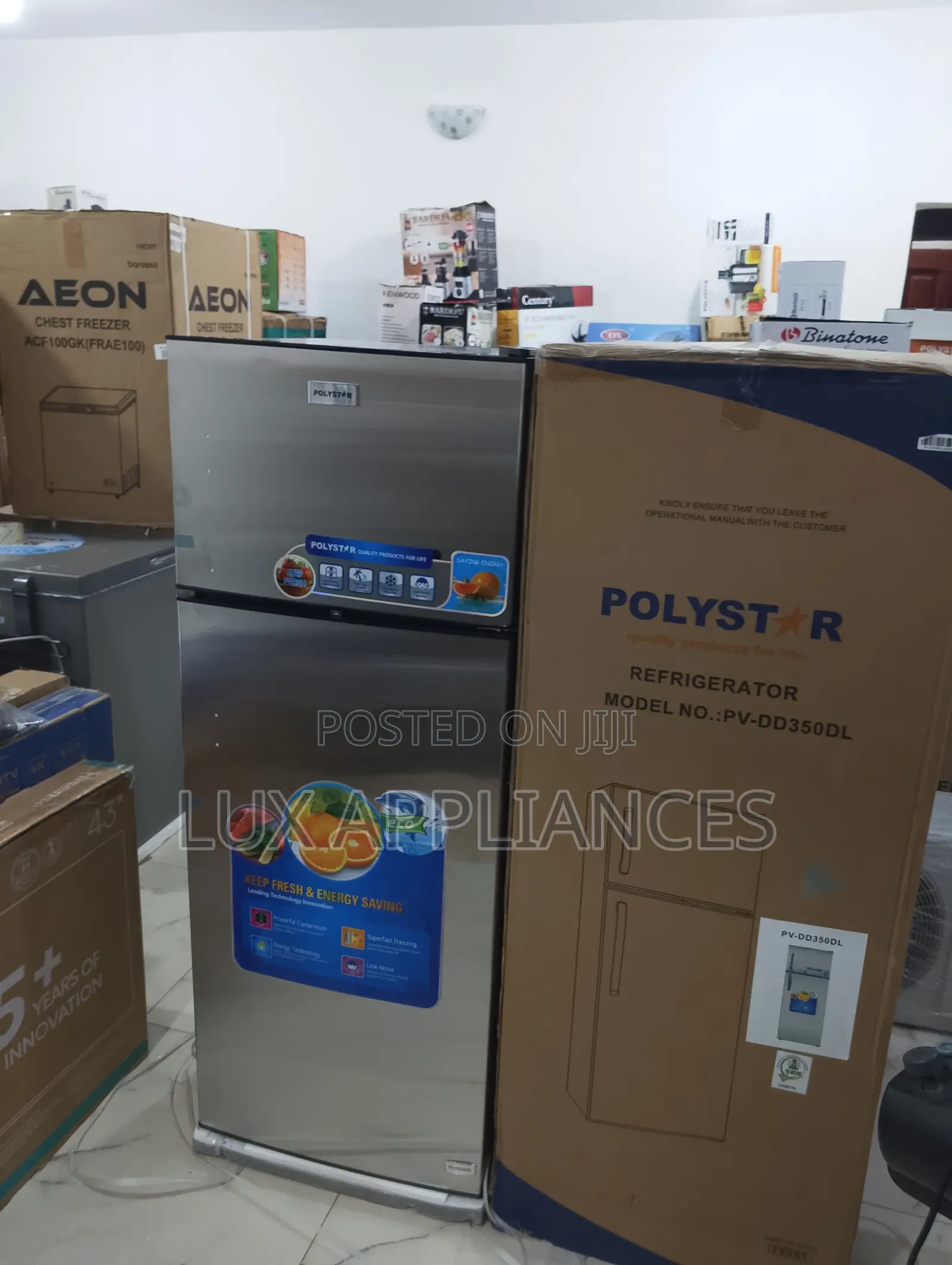 Polystar 225l Modern Double Door Refrigerator Is a Compact