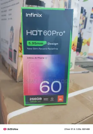 New Infinix Hot 60 Pro+ 128 GB Black