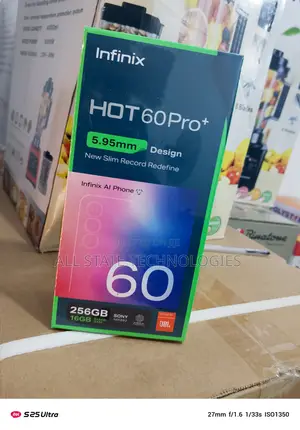 New Infinix Hot 60 Pro+ 128 GB Black