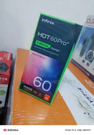 New Infinix Hot 60 Pro+ 128 GB Black