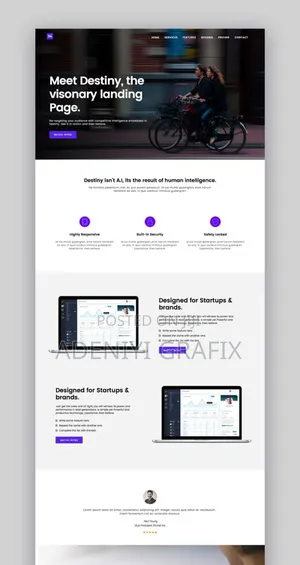 Company Landing Page