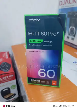 New Infinix Hot 60 Pro+ 128 GB Black