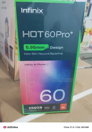 New Infinix Hot 60 Pro+ 128 GB Black