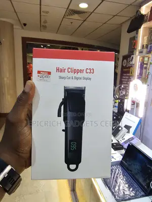 C33 Rechargeable Hair Clipper With Digital Display