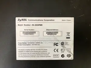 Zyxel Es-2024pwr 24-Port Fe Poe Switch