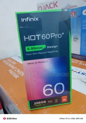 New Infinix Hot 60 Pro+ 128 GB Black