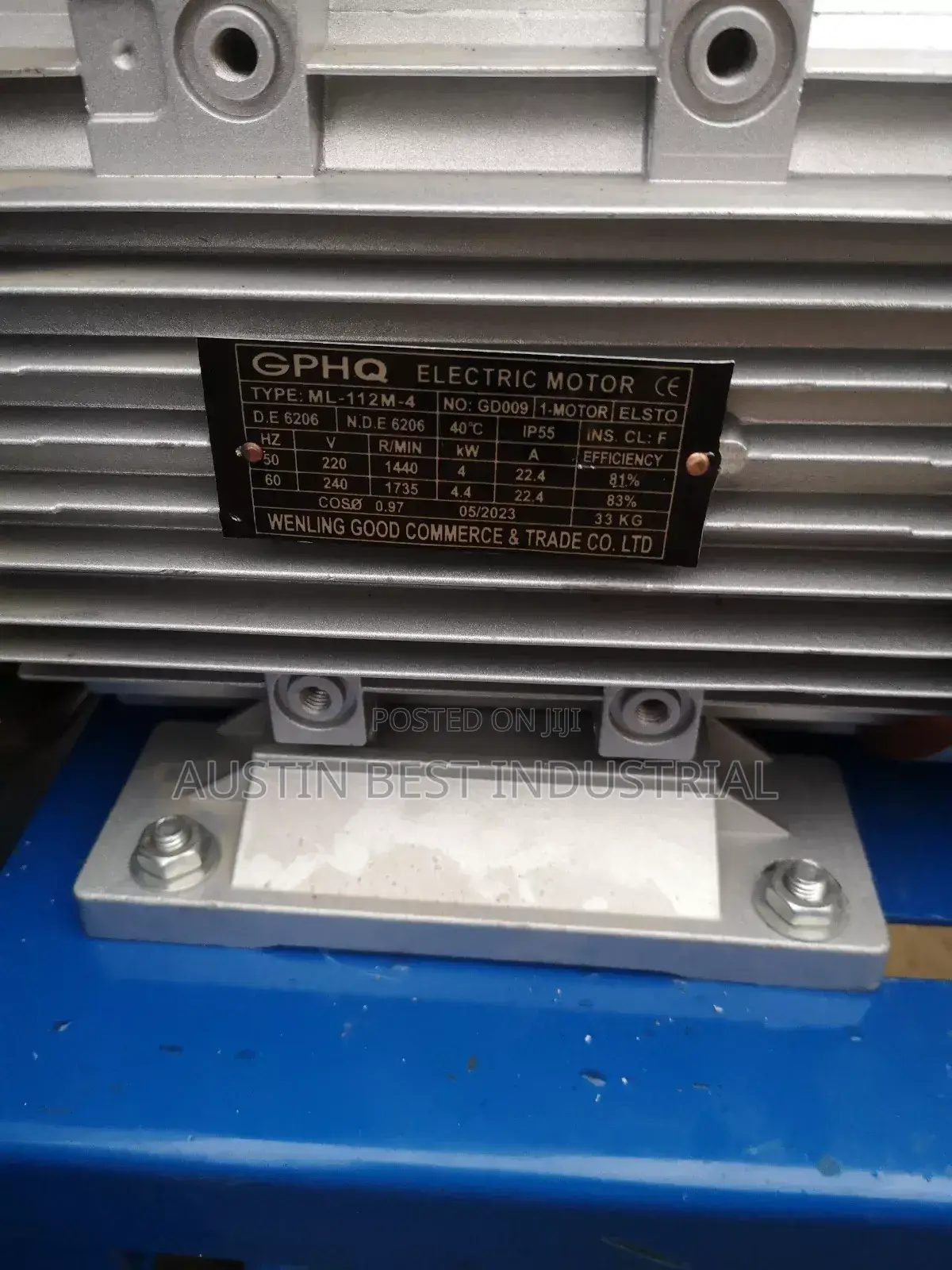 5hp Volume Exhaustion Fan