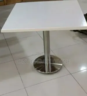 Metal Leg Square Table for Restaurants