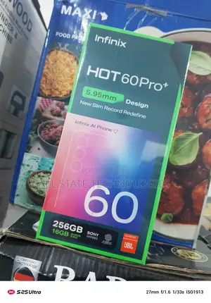New Infinix Hot 60 Pro+ 128 GB Black