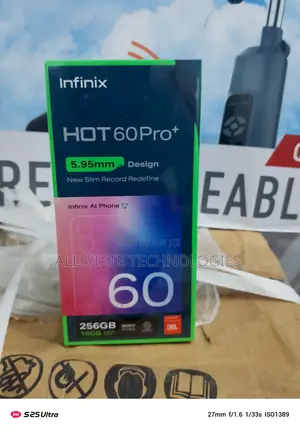 New Infinix Hot 60 Pro+ 128 GB Black