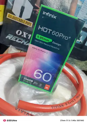 New Infinix Hot 60 Pro+ 128 GB Black