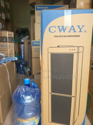 Cway Water Dispenser With Fridge And Freezer Compartment