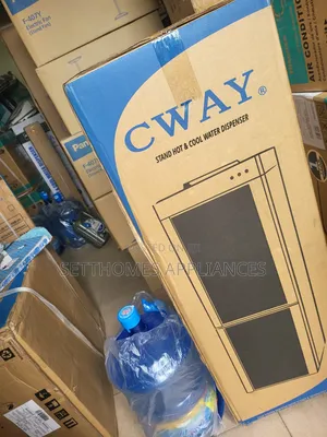 Cway Water Dispenser With Fridge And Freezer Compartment
