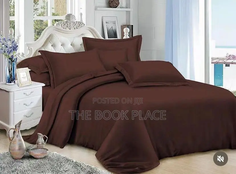 Brown Bedsheets With Pillow Cover