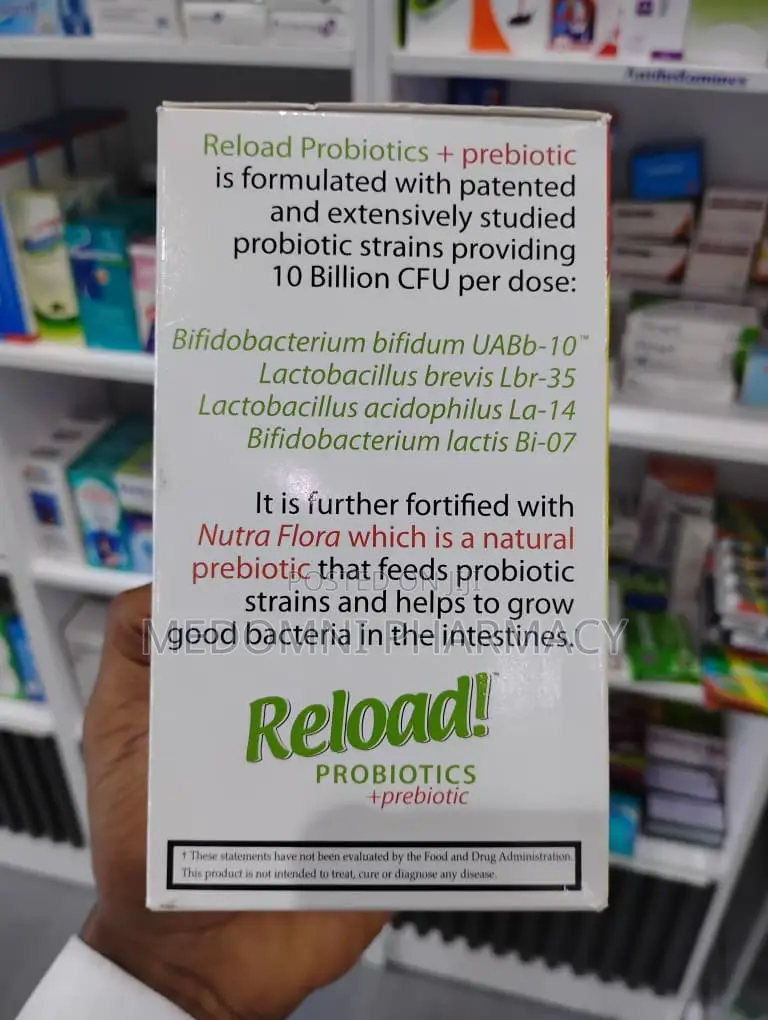 Reload Probiotics + Prebiotics – 30 Single-Serve Sachets