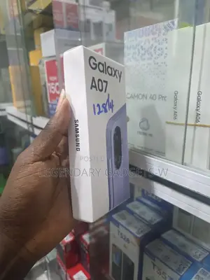 New Samsung Galaxy A07 4G 128 GB Black