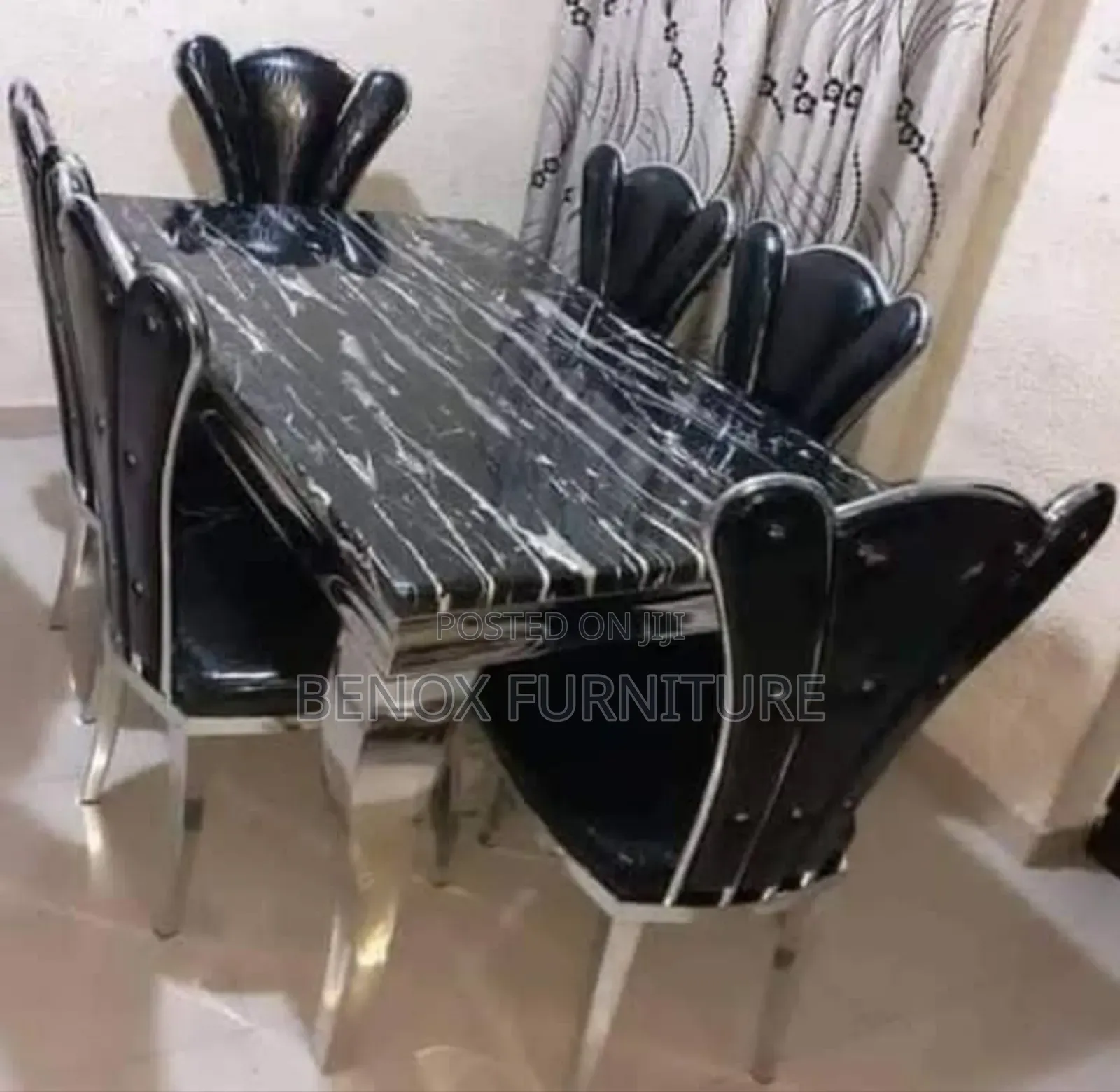 Complete Sets of Marble Top Design Dining Table Set