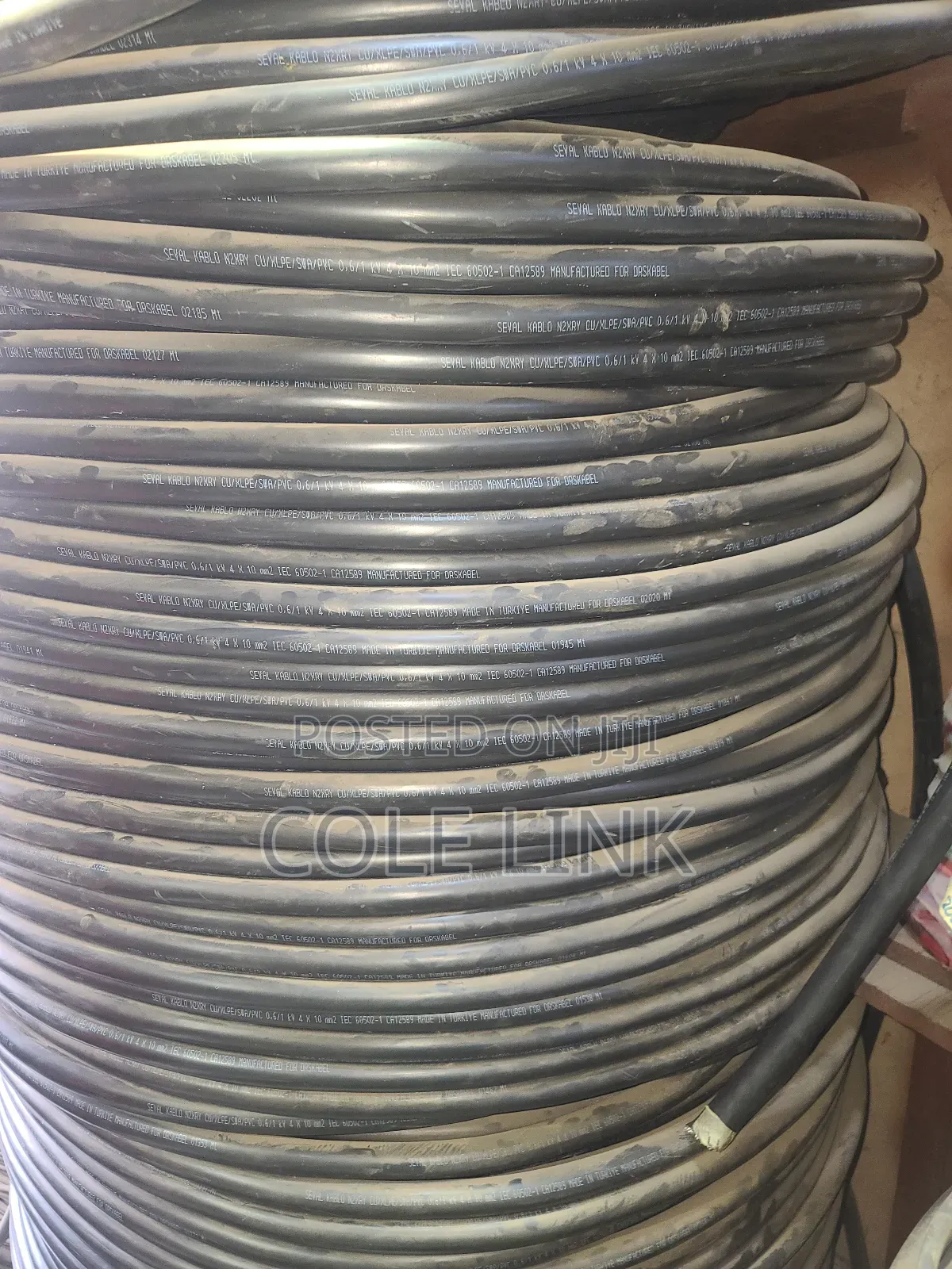 10mm X 4core Armoured Cable