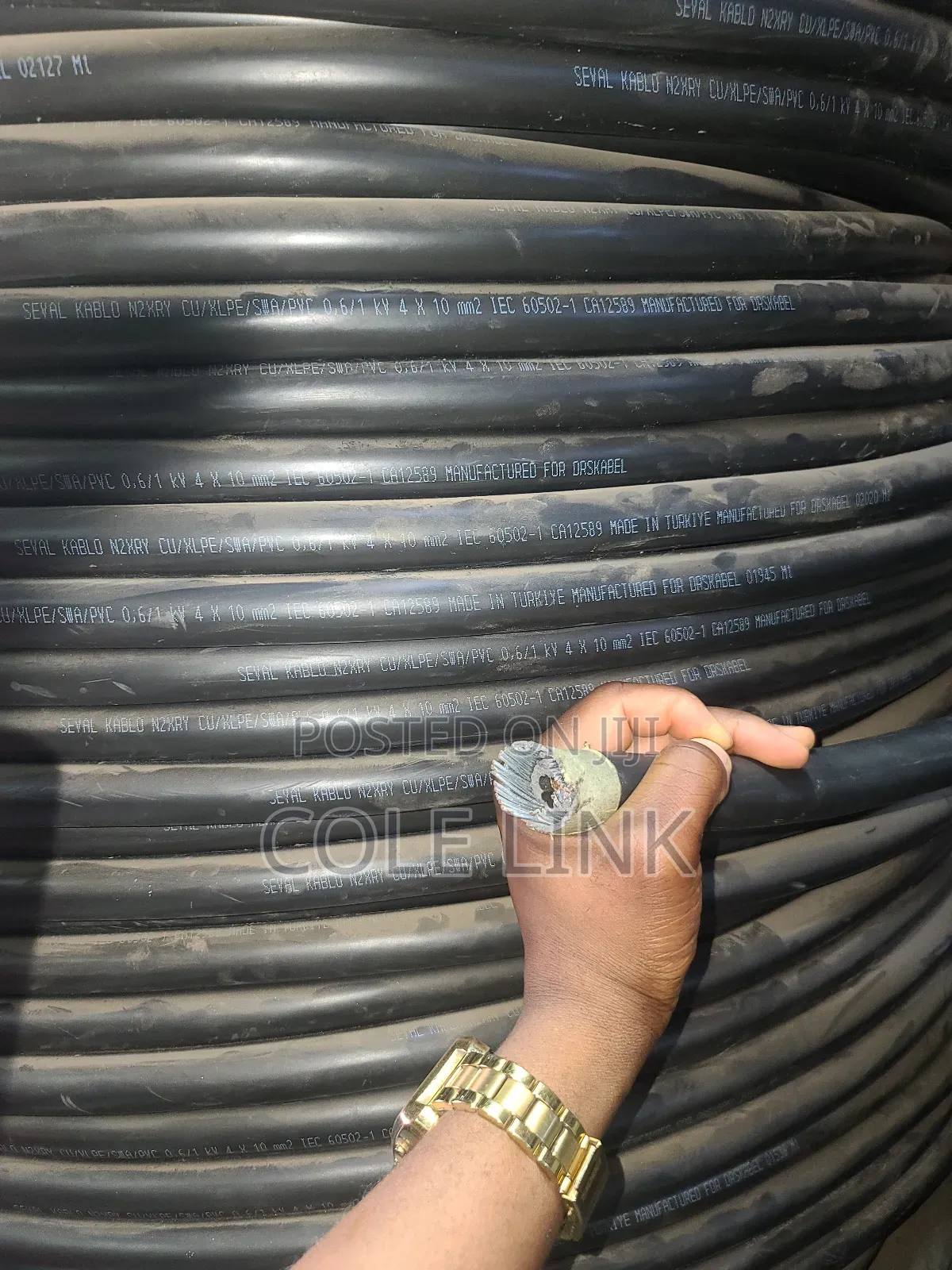 10mm X 4core Armoured Cable