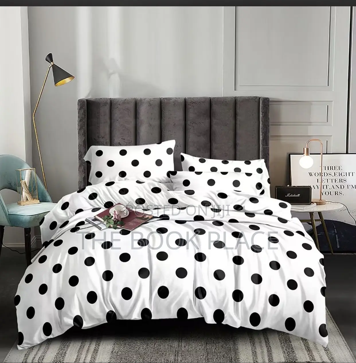 Pokka Dot Bedsheets With Pillow Case