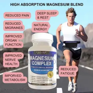 Magnesium Complex Supplement for Strong Bones,Stress and Healthy Heart