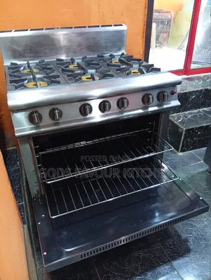 Falcon 6 Burners Industrial Gas Cooker With Gas Oven