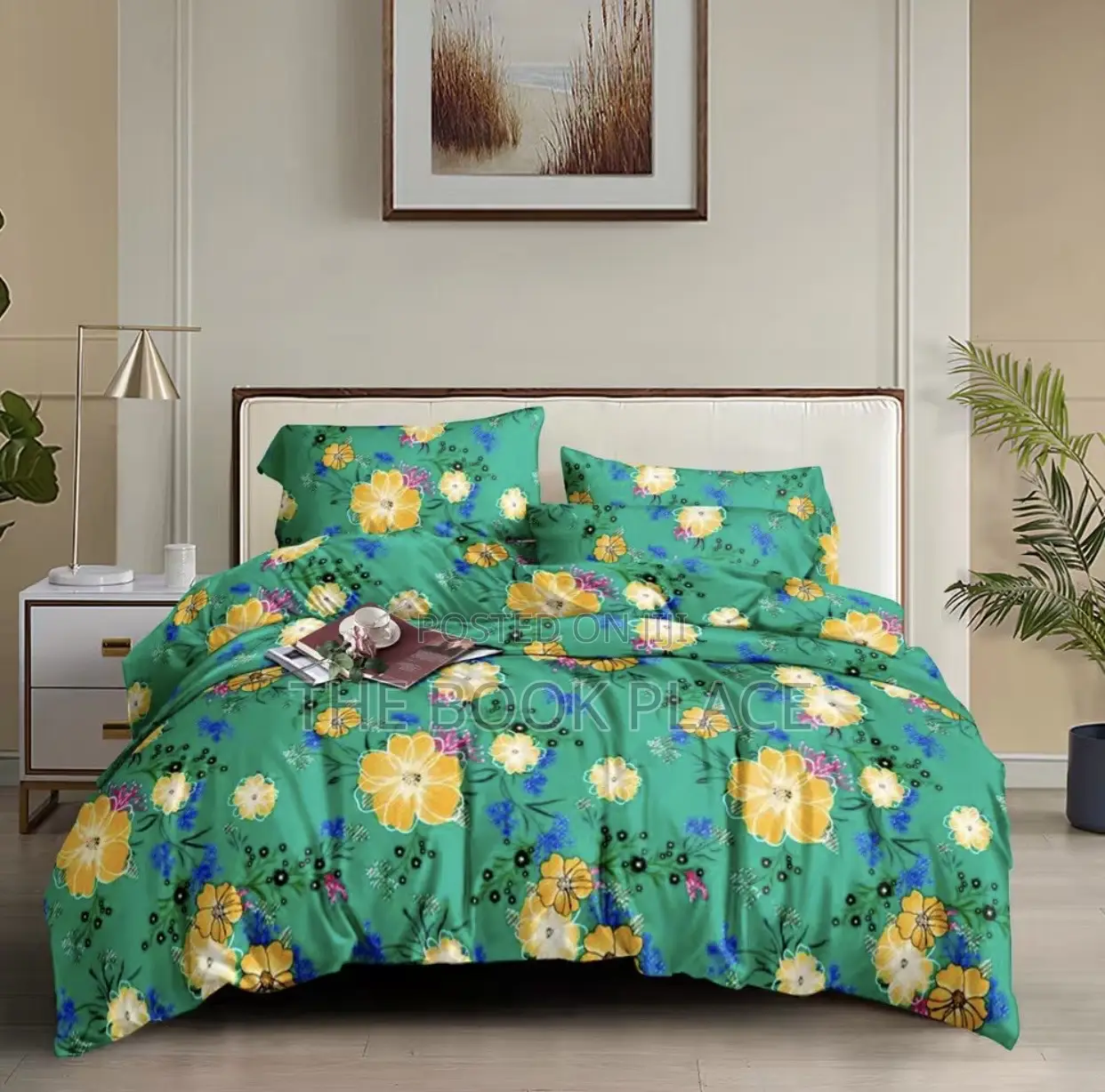 Green Pure Spiced Cotton Bedsheets