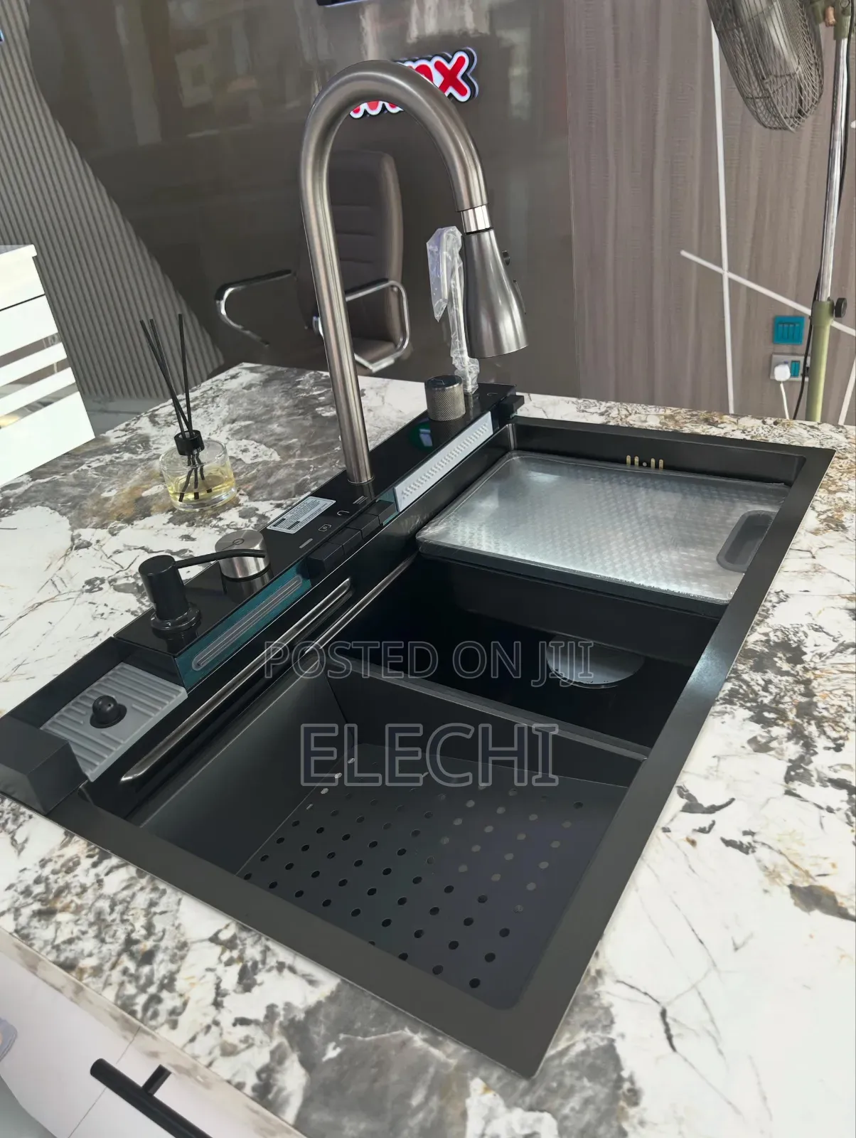 Multifunction Kitchen Sink Black